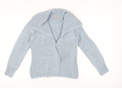 Womens UK Size M Marks and Spencer Blue Cardigan Jumper