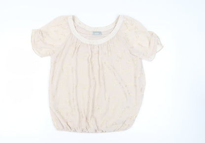 Womens UK Size 14 Wallis Beige  Blouse