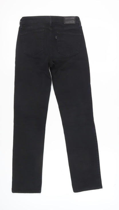 Levi's Women's Black Straight Jeans - Size 2