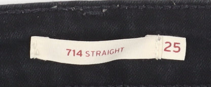 Levi's Women's Black Straight Jeans - Size 2