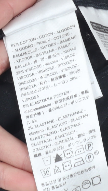 Levi's Women's Black Straight Jeans - Size 2