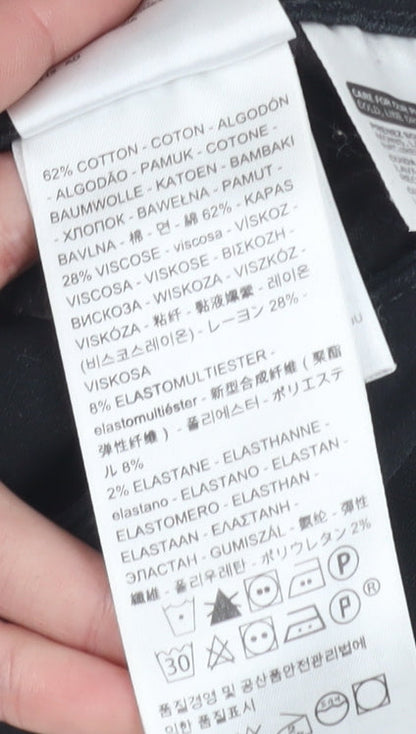 Levi's Women's Black Straight Jeans - Size 2