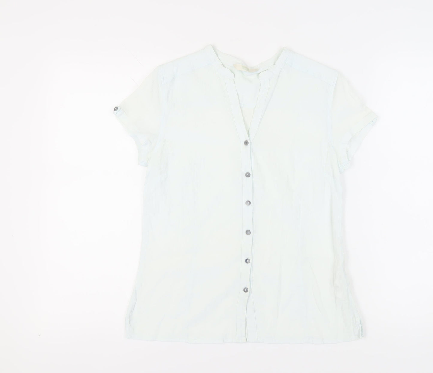 Womens UK Size 10 Marks and Spencer Blue  Blouse