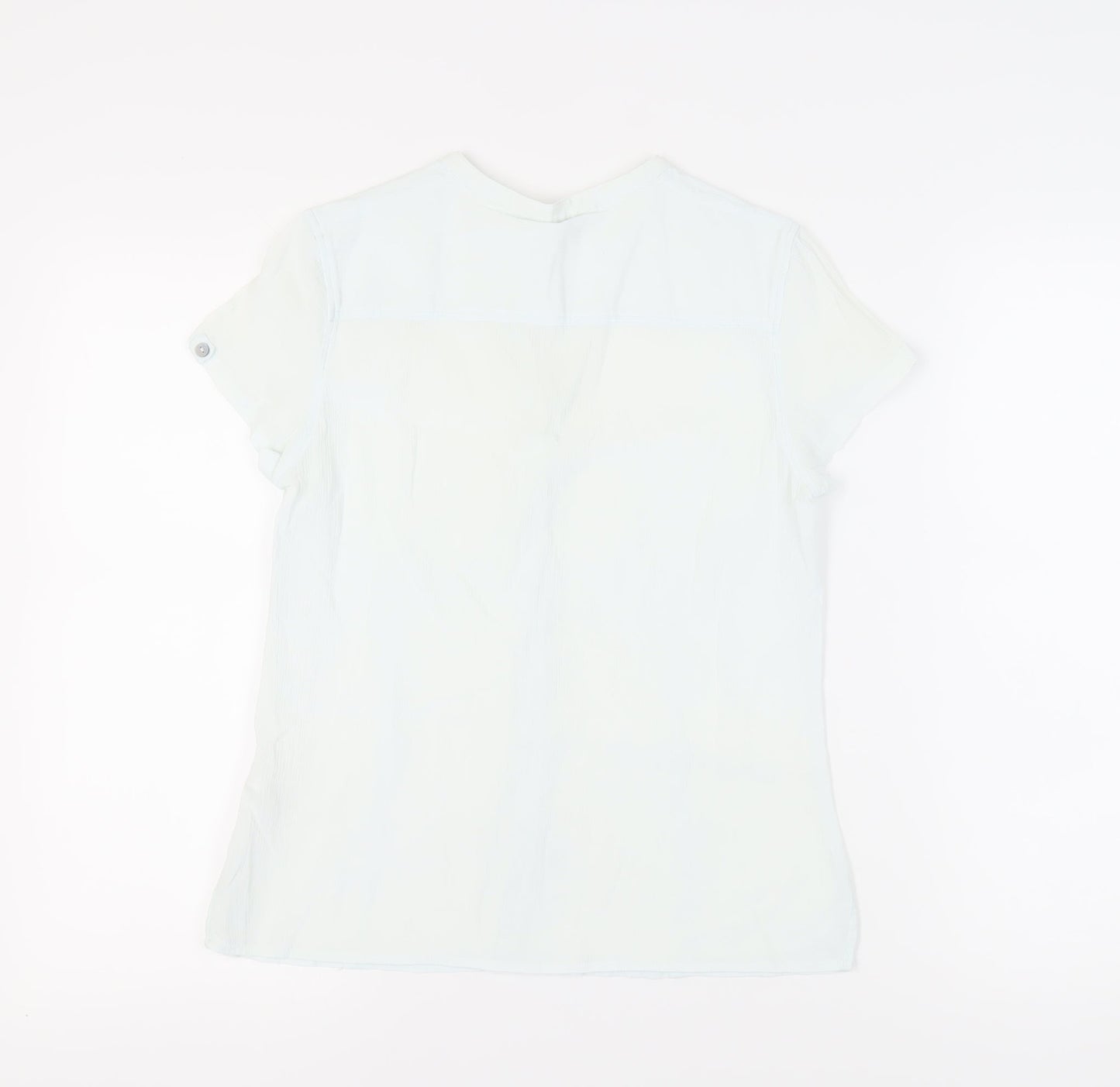 Womens UK Size 10 Marks and Spencer Blue  Blouse