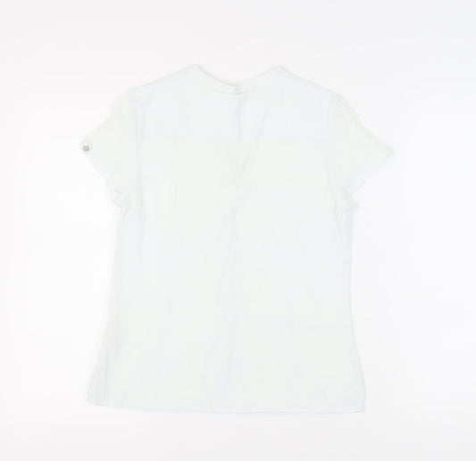 Womens UK Size 10 Marks and Spencer Blue  Blouse