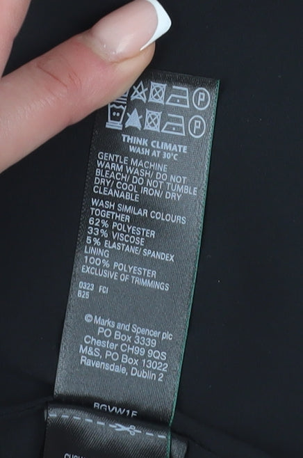 Marks and Spencer Women's Navy Pinstripe Suit Jacket Size 20