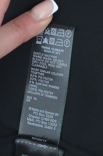 Marks and Spencer Women's Navy Pinstripe Suit Jacket Size 20