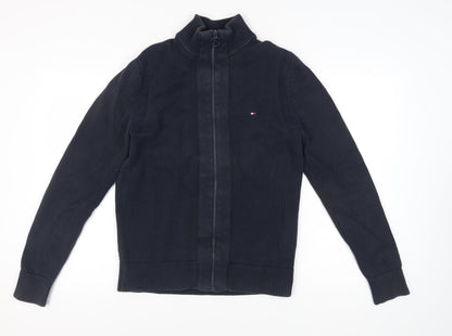 Tommy Hilfiger Men's Blue Full Zip Jumper L