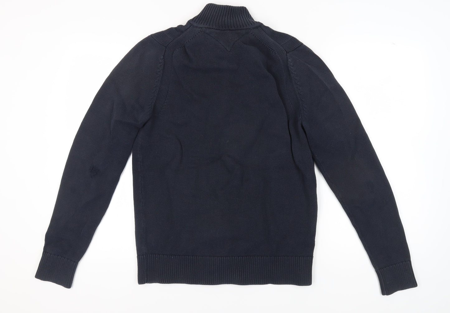 Tommy Hilfiger Men's Blue Full Zip Jumper L