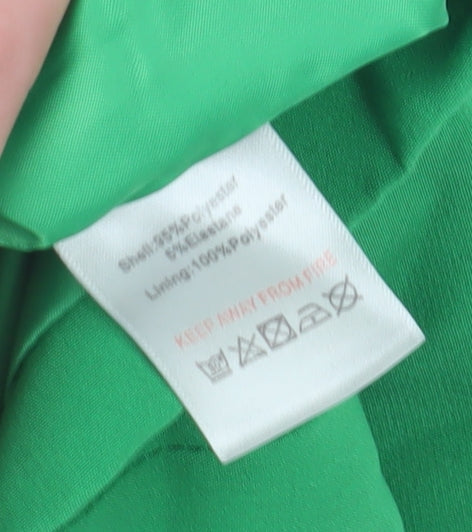 Aria Cove Women’s Green Cropped Suit Jacket, UK 10