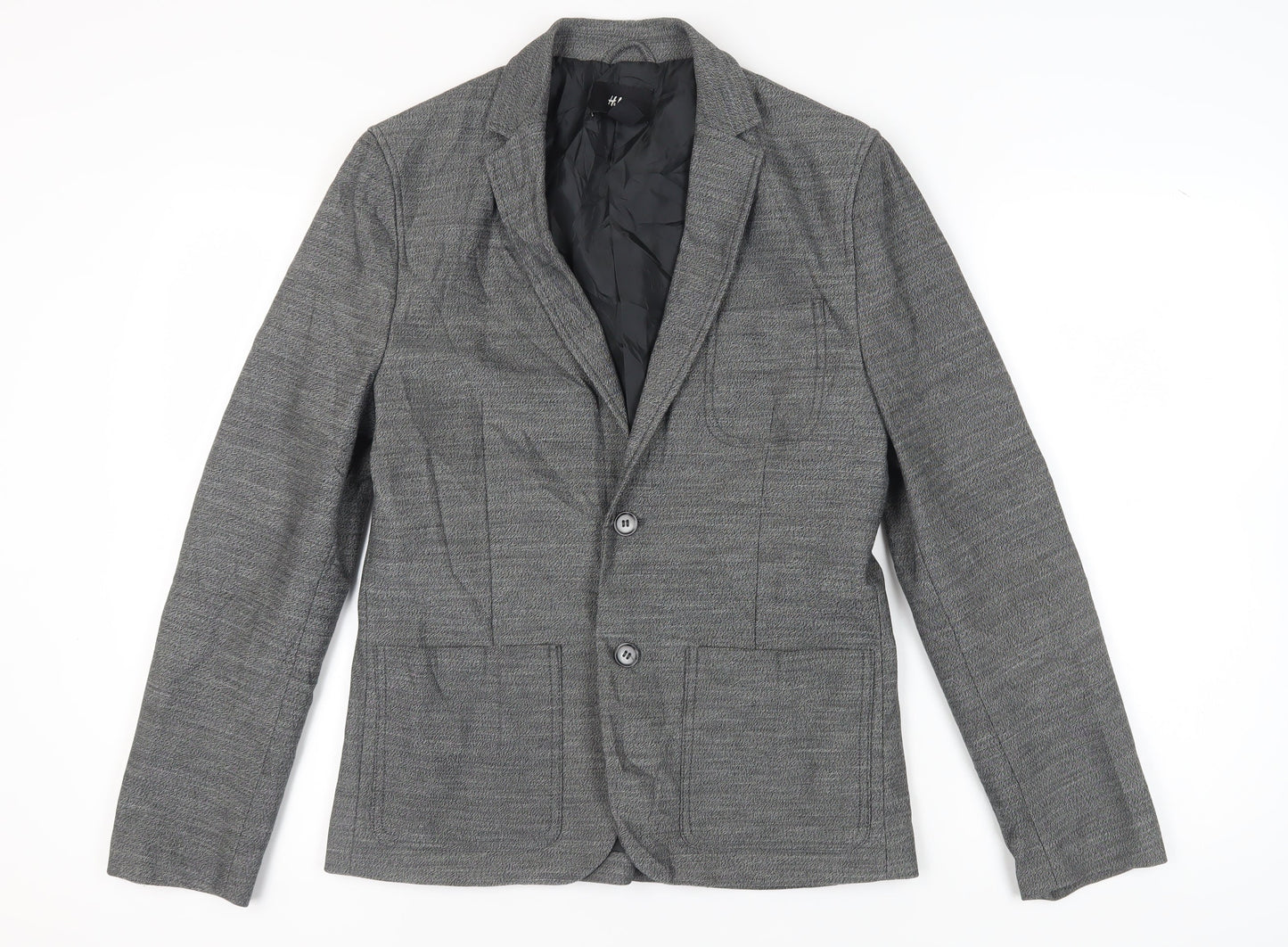 Mens UK Size 36 H&M Regular Grey Suit Jacket
