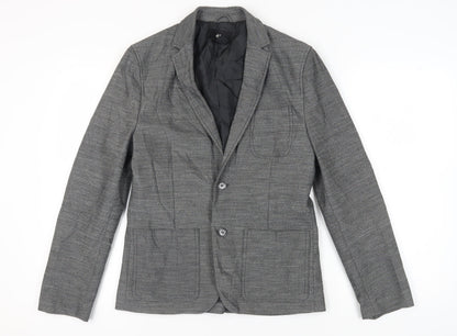 Mens UK Size 36 H&M Regular Grey Suit Jacket