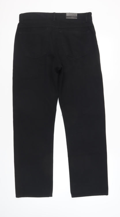 Marks & Spencer Men's Black Trousers Size 34