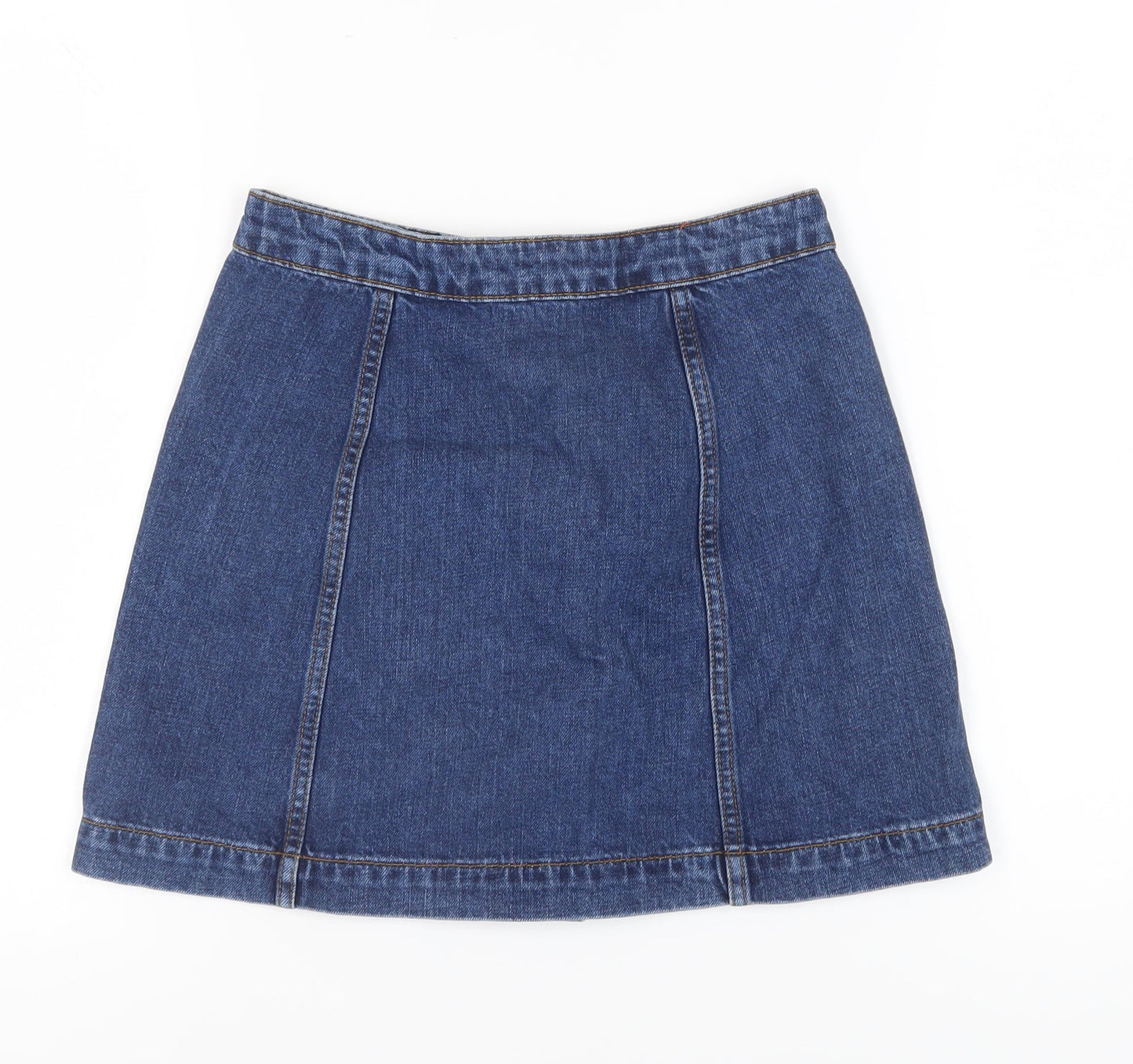 Womens UK Size 10 Topshop Straight & Pencil Denim Skirt