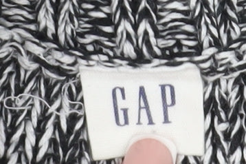 Gap Women's Black Cotton Cable-Knit Jumper S