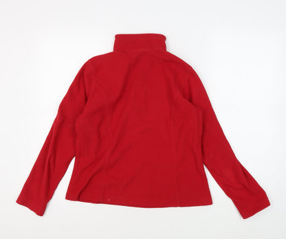 Womens UK Size XS Lands' End Red Pullover Sweatshirt