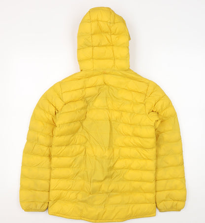 Mountain Warehouse Yellow Boys Hooded Puffer Jacket 2-3 Years