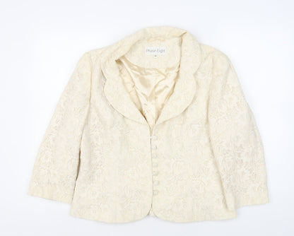 Phase Eight Women’s Ivory Floral Blazer Size 18
