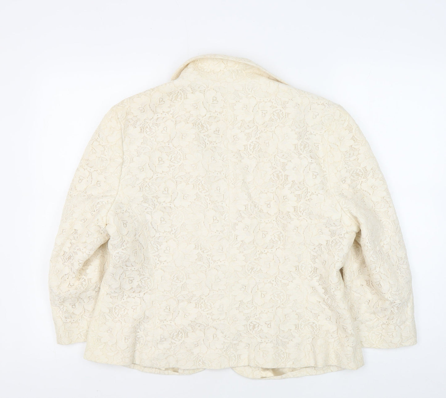 Phase Eight Women’s Ivory Floral Blazer Size 18