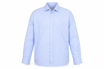 Savoy Taylors Guild Men's Blue Regular Fit Shirt