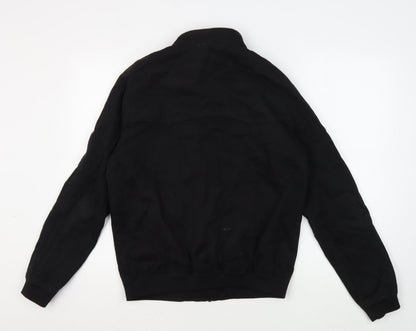 Mens UK Size S Topman Black Bomber Jacket