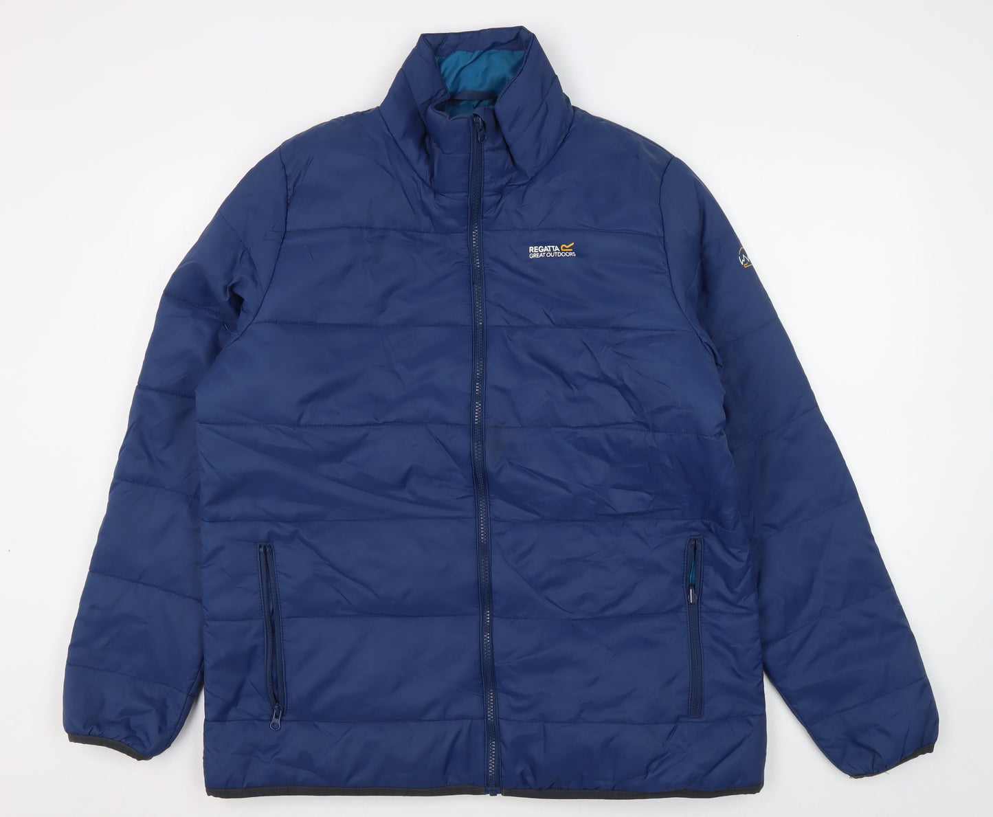 Mens UK Size 20 Plus Regatta Blue Puffer Jacket