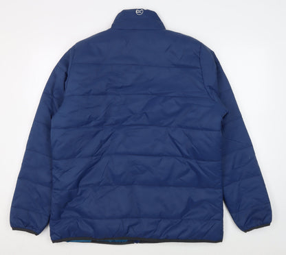 Mens UK Size 20 Plus Regatta Blue Puffer Jacket