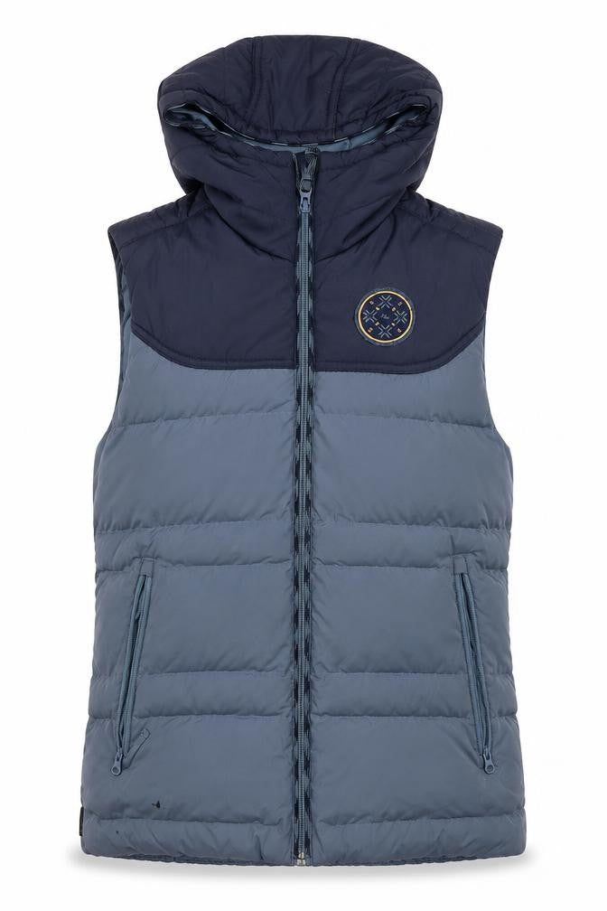 Womens UK Size 2XS DECATHLON Blue Puffer Jacket