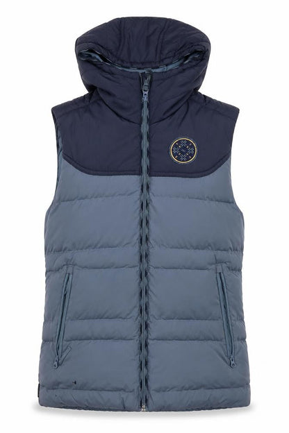 Womens UK Size 2XS DECATHLON Blue Puffer Jacket