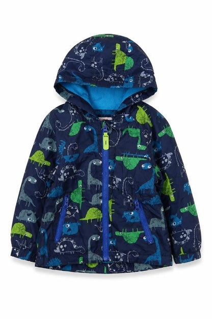 Bluezoo Unisex Dinosaur Rain Coat Blue 18-24 Mths