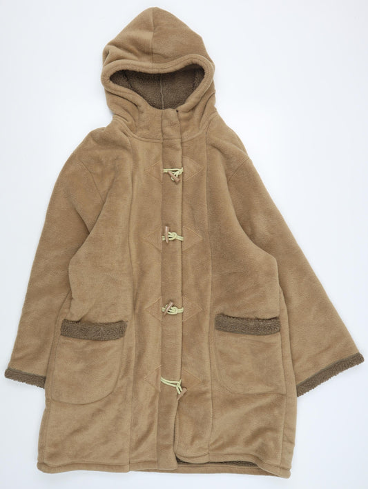 Roman Originals Women's Brown Hooded Cape M