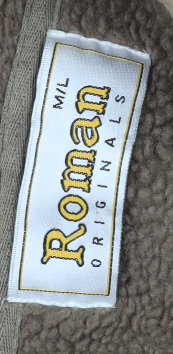 Roman Originals Women's Brown Hooded Cape M