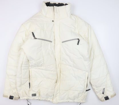 SCOTT Men's Ivory Puffer Jacket 2XL for Skiing Winter