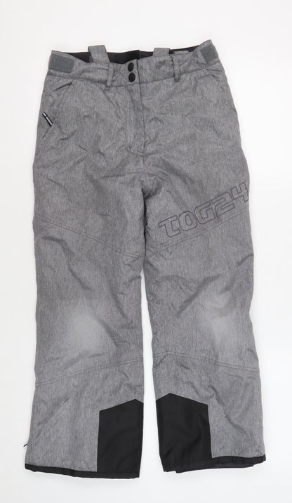 all terrain Boys Grey Insulated Snow Pants 9-10 Years