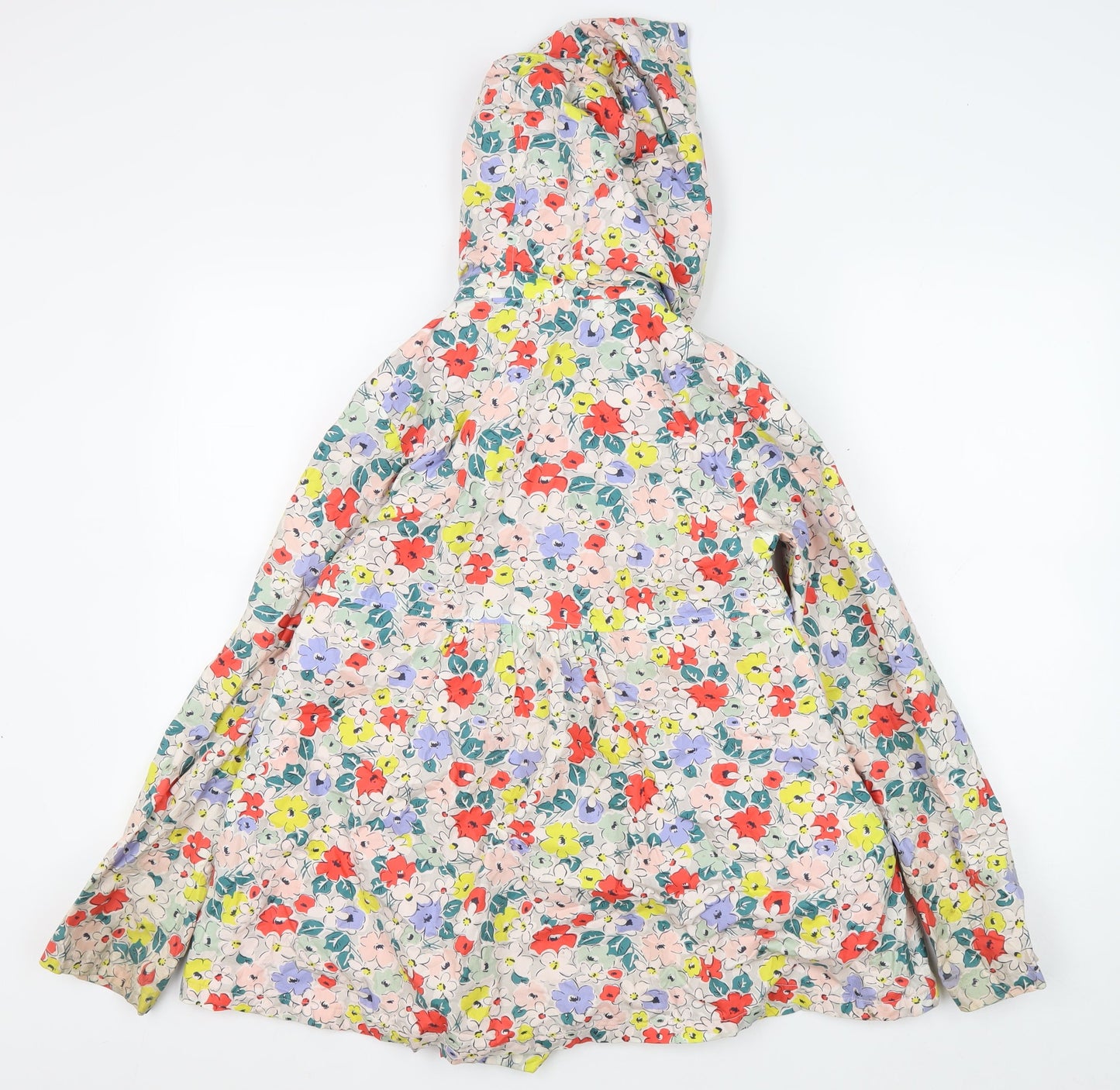 John Lewis Girls Multicoloured Floral Parka Coat 12Y