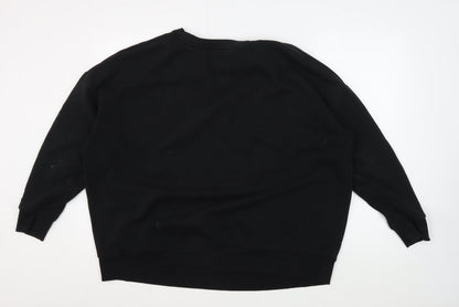 Capsule Women's Black Pullover Sweatshirt Size 22