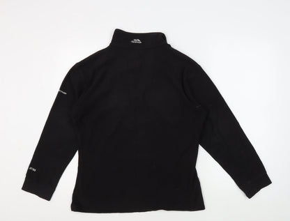 Trespass Unisex Black Lightweight Fleece Sweatshirt L