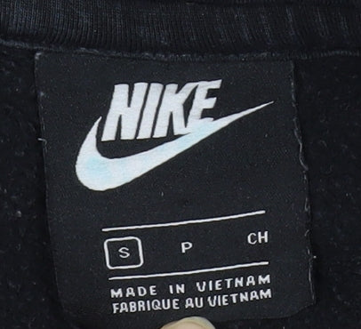 Nike Women's Black Hoodie, Size S, Logo Accent