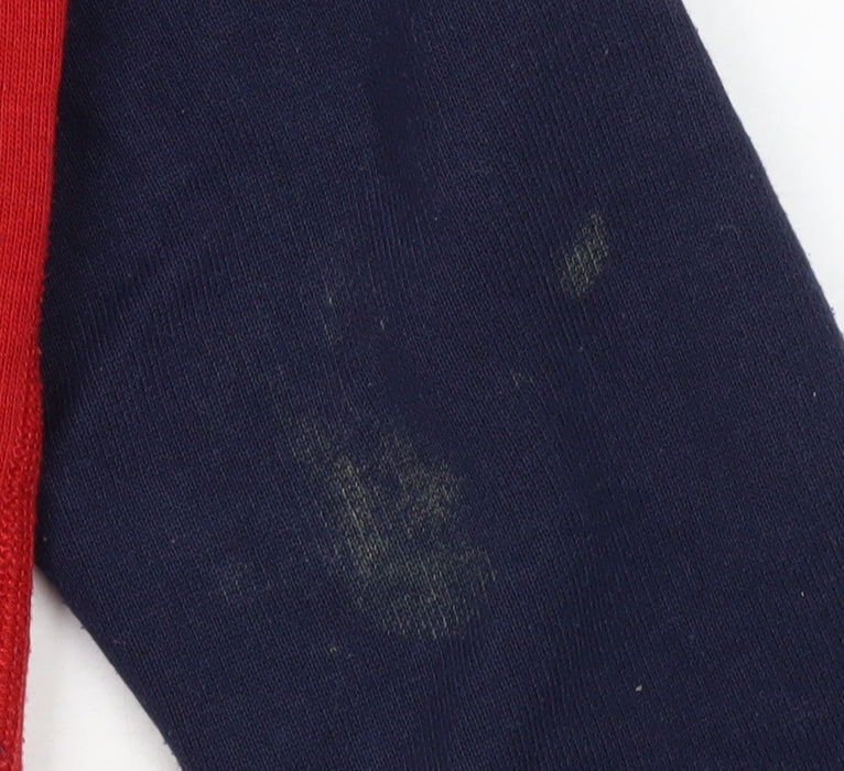 Ralph Lauren Boys Red & Blue Pullover Hoodie, Size 5 Years