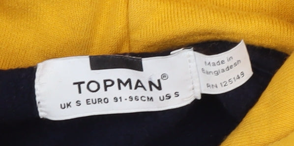 Topman Men's Multicoloured Pullover Hoodie Size S