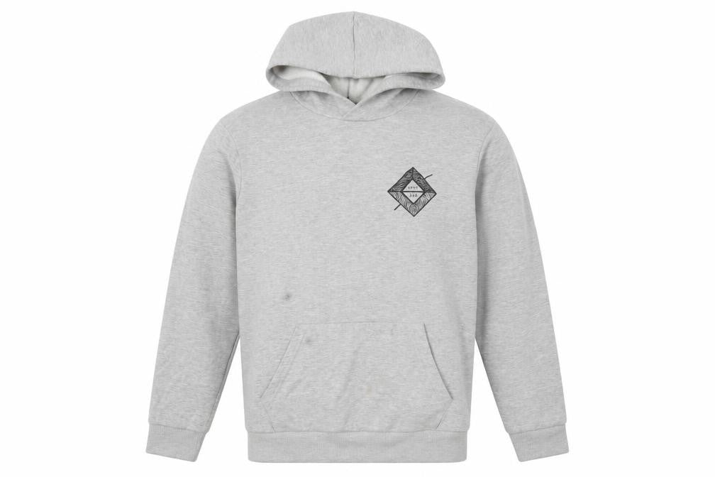 Mens UK Size L Topman Grey Pullover Hoodie
