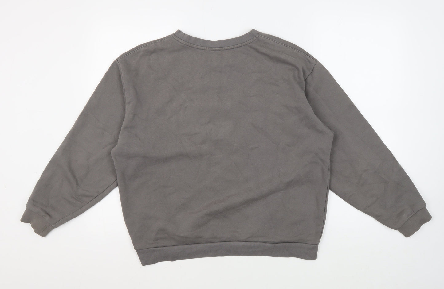 Slazenger Grey Unisex Crew Neck Sweatshirt, Size 10