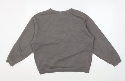 Slazenger Grey Unisex Crew Neck Sweatshirt, Size 10
