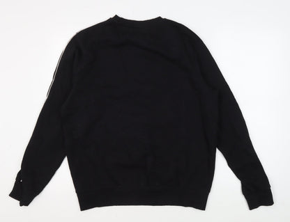 Mens UK Size M FILA Black Pullover Sweatshirt