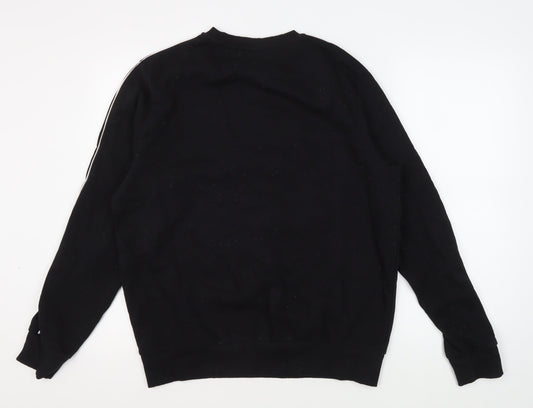 Mens UK Size M FILA Black Pullover Sweatshirt