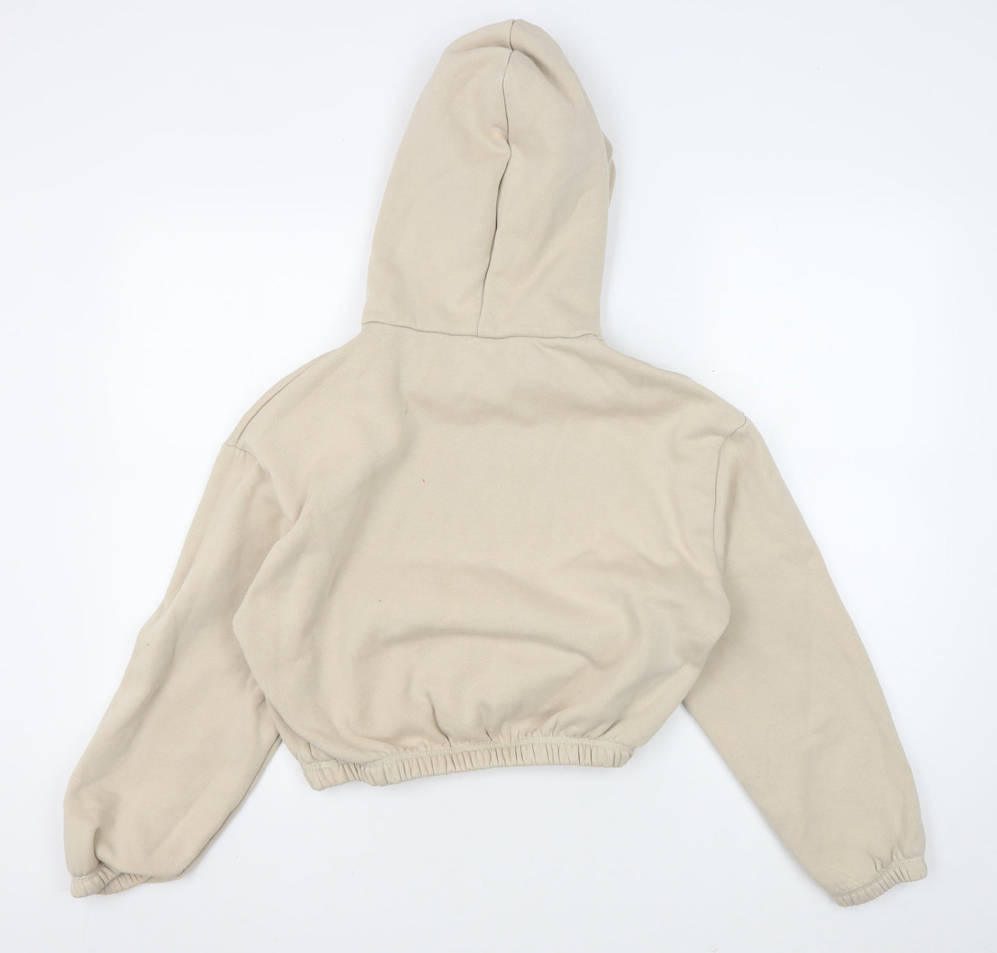 Zara Women's Beige Pullover Hoodie Size 12 Casual