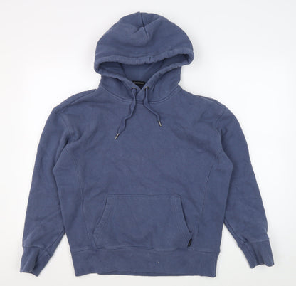 Hollister Blue Unisex Pullover Hoodie XS