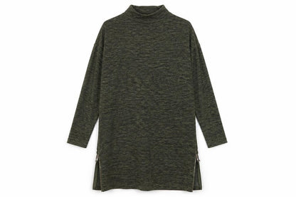 New Look Green Women's High Neck Shift Dress Size 12
