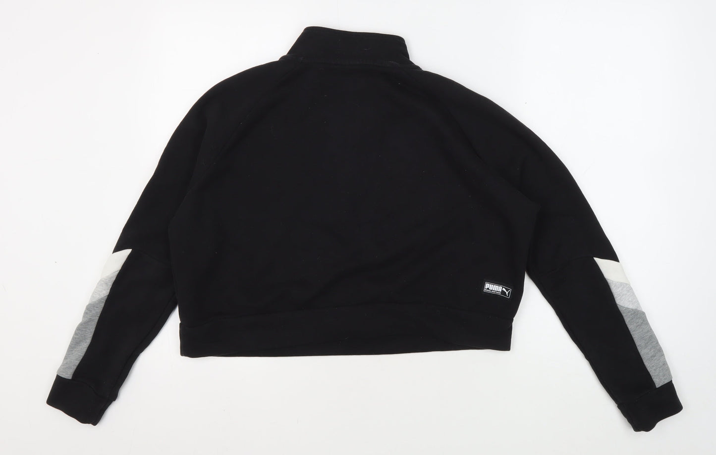 Puma Women's Black XS 1/4 Zip Sweatshirt Pullover