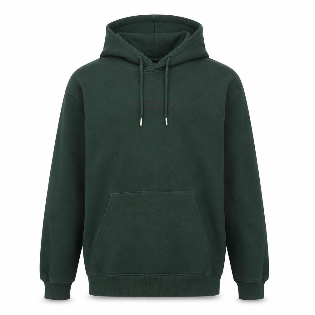 Mens UK Size S Criminal Damage Green Pullover Hoodie